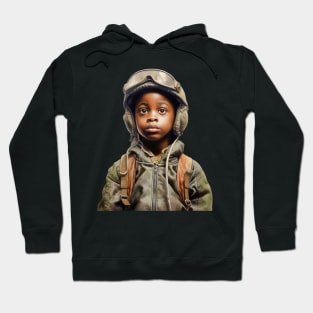 Military Minded Street Soldier Urban Warrior Black Boy Hoodie